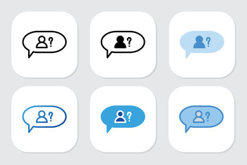 help icons with various design styles