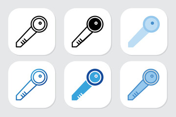 key icons with various design styles