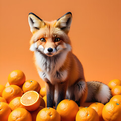 Fototapeta premium red fox vulpes