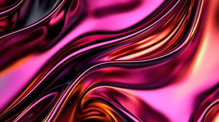 Colorful abstract waves, white isolate background