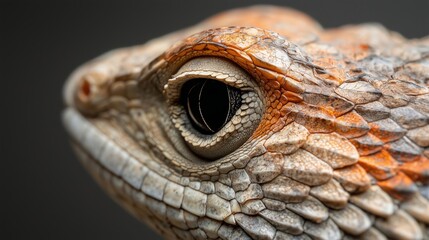 Obraz premium Close-Up of Lizard Skin with Detailed Texture.