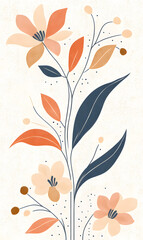 carpet or tile pattern 2D illustrator doodle wallpaper