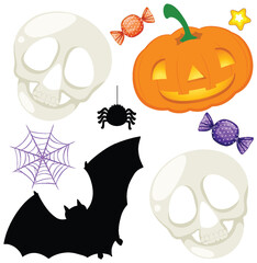 Halloween Themed Vector Illustration