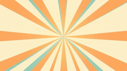 Obraz premium A captivating retro background featuring sun rays, creating a vibrant burst effect that pops with soft light and colors.