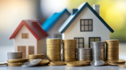 An illustration of property investment growth in real estate.
