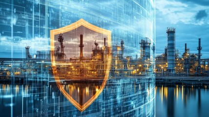 A visual embodiment of safeguarding resources and facilities.