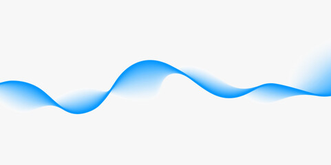 White background with blue gradient wave shape.