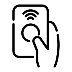remote control Line Icon