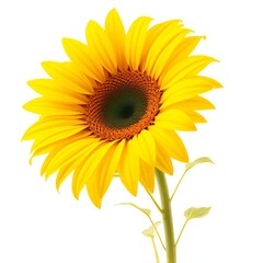 Fototapeta premium sunflower isolated on white background