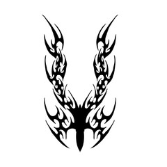 cybersigil tribal shape icon