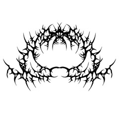 cybersigil tribal shape icon