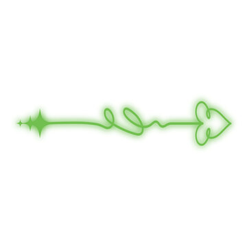 recommend clip art: A set of abstract linear objects in the Korean style y2k. Arrows and elements to indicate the borders in the book layout. 