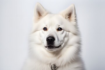 Obraz premium Canadian eskimo dog on white background, Ai Generated
