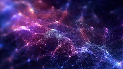 Obraz premium Abstract Digital Network Pattern