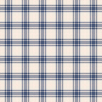 Autumn Plaid Check Seamless Pattern - Cute plaid check repeating pattern design