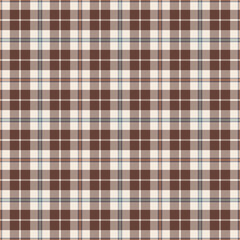 Autumn Plaid Check Seamless Pattern - Cute plaid check repeating pattern design