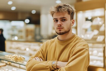 Gilded Illusions: A Moment of Truth in a Jewelry Store