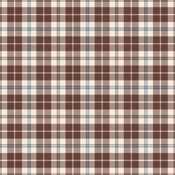 Autumn Plaid Check Seamless Pattern - Cute plaid check repeating pattern design