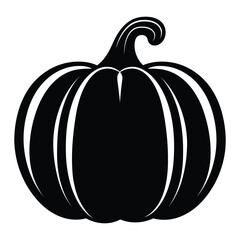 Halloween Pumpkin Silhouette Vector