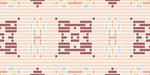 Geometry Ethnic Floral Patternfolk Embroidery, Aztec Geometric Ornament Print. Design for Carpet, Wallpaper, Clothing, Wrapping, Fabric