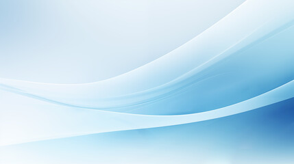 Abstract background composed of soft blue and white wavy lines, flowing lines