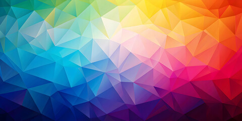 Obraz premium Abstract geometric polygon shapes with color gradient background motif, geometric, polygon, shapes,color gradient, background