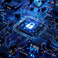 electronic circuit board with processor