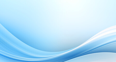 Abstract background composed of soft blue and white wavy lines, flowing lines