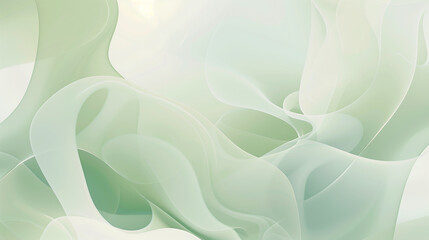 Fototapeta premium Smooth, gradient background with large, organic shapes softly blending into one another, creating a tranquil, airy feel