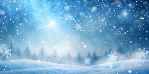 Fototapeta premium Snowfall background with a winter season rendering , snow, winter, season, weather, background, cold, frozen, snowy, ice