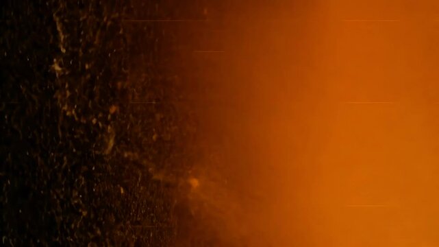 Vintage black film noise paired orange light leaks 4K resolution evoking nostalgiscratches dust effects perfect retro video edits cinematic reel vertical story nostalgia distortion signal trashy