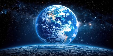 Obraz premium earth in space