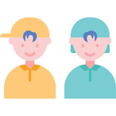 Fototapeta premium Twin Illustration