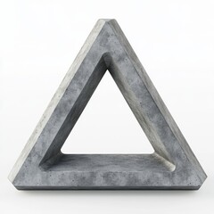 Concrete Triangle Shape.