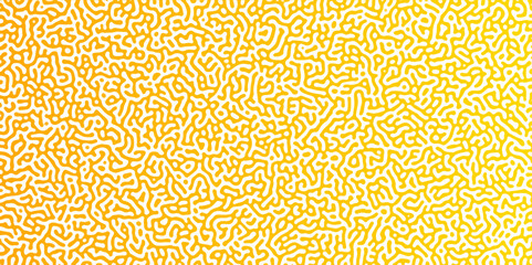 Abstract Reaction-diffusion or Turing pattern natural texture coral yellow and white color scheme. Linear design with biological shapes. Organic lines in memphis. abstract turing organic wallpaper.	
