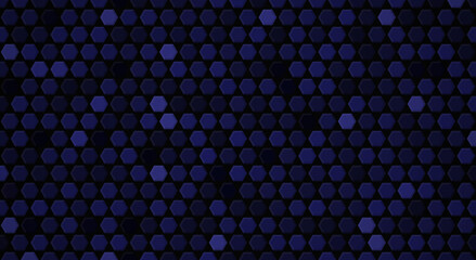 Abstract background, dark hexagons pattern