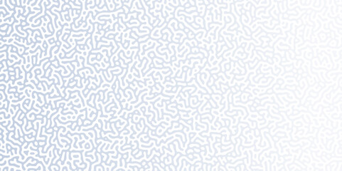 Turing Abstract Pattern, suitable for any business. White and blue color diffusion reaction seamless pattern.An abstract Reaction-diffusion or Turing pattern formation, coral reef, natural texture,	