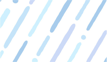 Blue color diagonal stripe pattern background. Hand drawn illustration vector.