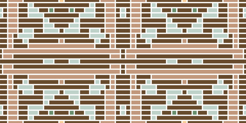 Stripes Background Double Ikat Patternfolk Embroidery, Aztec Geometric Ornament Print. Design for Carpet, Wallpaper, Clothing, Wrapping, Fabric