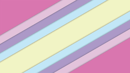 Fototapeta premium colorful diagonal strips background layers vector design