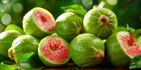 green and red apples