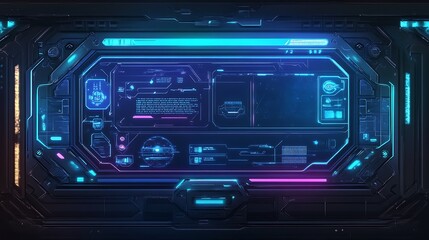 Futuristic Digital Interface