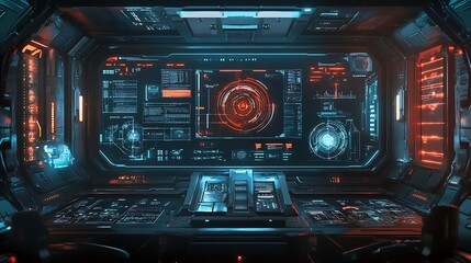 Futuristic Digital Interface