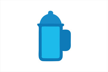 Vacuum Flask vector art illustration