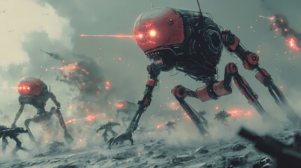 Fototapeta premium alien in action