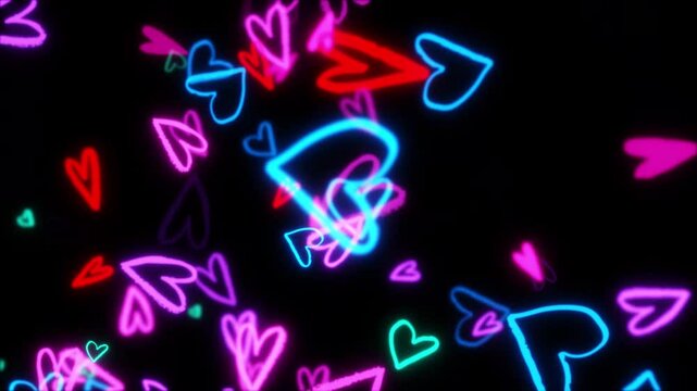 Neon Hearts