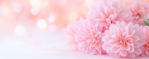 Gorgeous background of pink flowers.