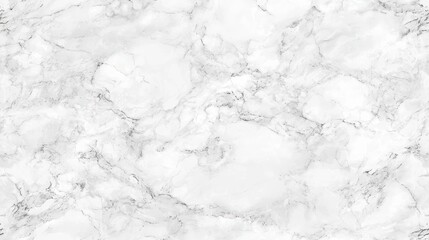 Obraz premium White Marble Texture Wallpaper. A luxurious white marble texture with subtle gray veining.