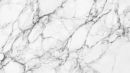 Obraz premium White Marble Texture Wallpaper. A luxurious white marble texture with subtle gray veining.