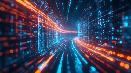 Abstract Digital Landscape